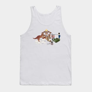 Mr Bean Nativity scene Tank Top